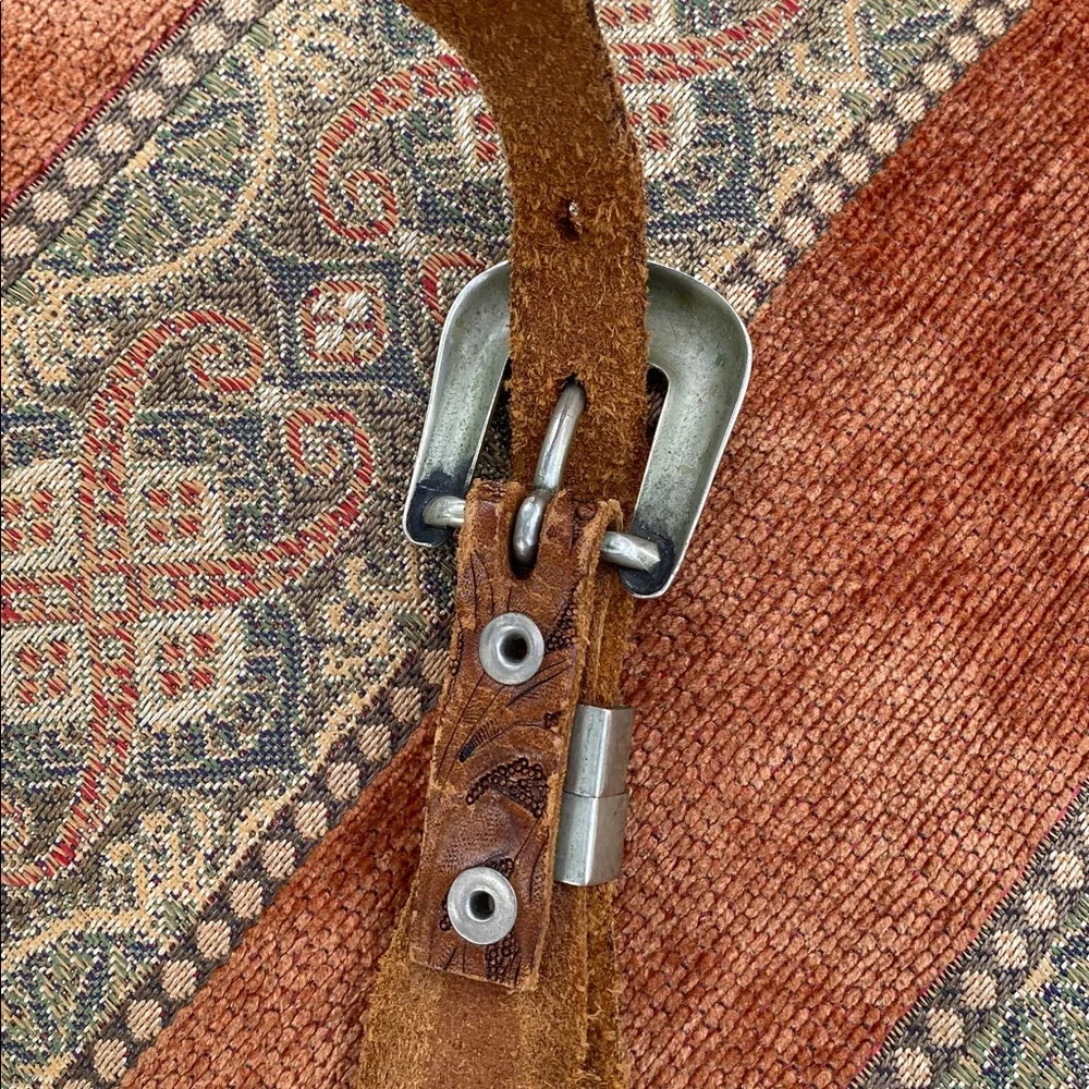 Kids Leather Western Belt with Detail